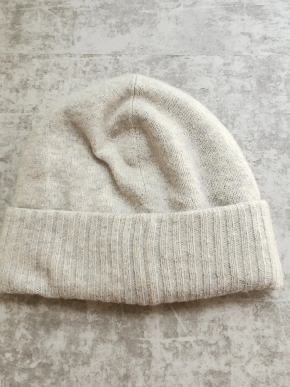 Madewell Womens Wool Blend Beanie Hat OS Light Gray Minimalist Gorpcore
